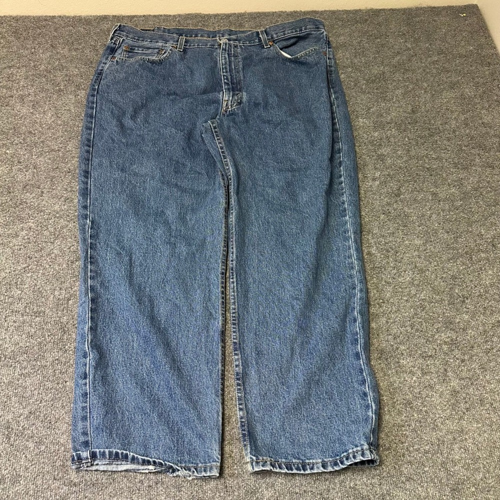 Levi's Jeans Mens Size 42x29 Blue 550 Relaxed Fit Tapered Leg Denim Workwear